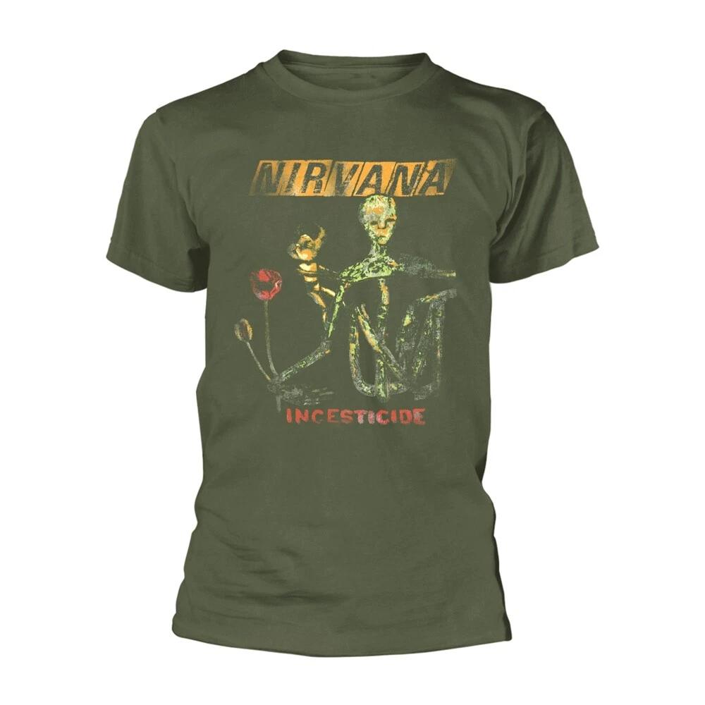 NIrvana Футболка 'Reformant Incesticide' Зеленая - НОВАЯ