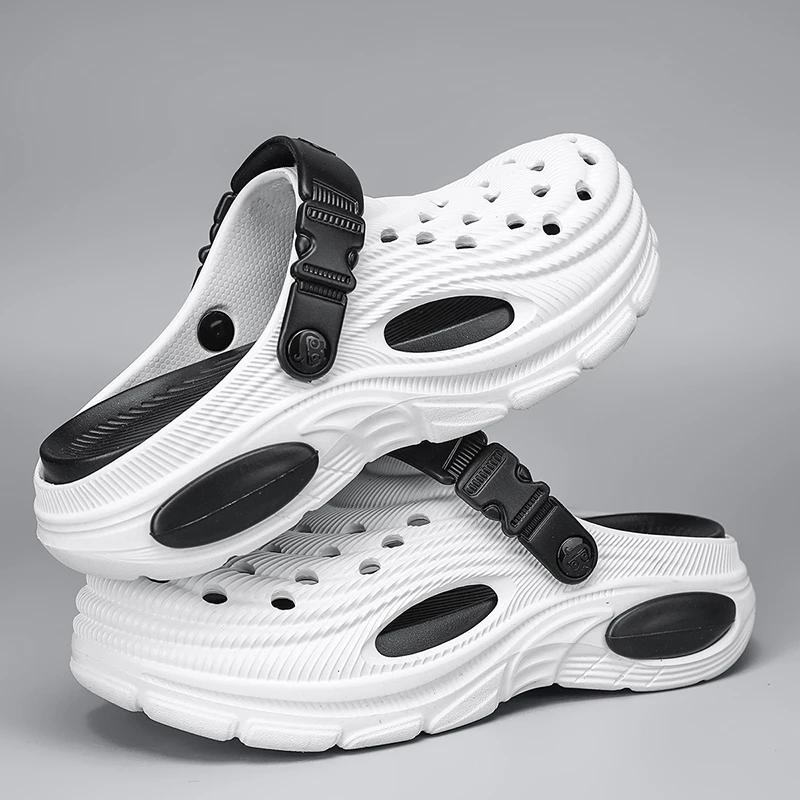 Flat Sandals Men Shoes Slippers Men Garden Platform Sandals Man Summer Sandals Male Sneakers Outdoor Flip Flops Home Clogs