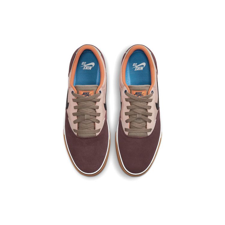 Nike Chron 2 SB Dark Wine Pink Оксфордские кроссовки унисекс Red Grey-Haze Black DM3493-601