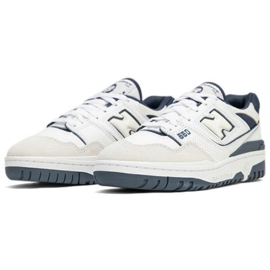 New Balance 550 Низкие Белые Винтажный Индиго - BB550STG