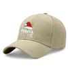 Christmas Nana Baseball Cap - Letter "nana CLAUS" Print Polyester Adjustable Hat Breathable Casual Holiday Wear For Women Christmas Gift