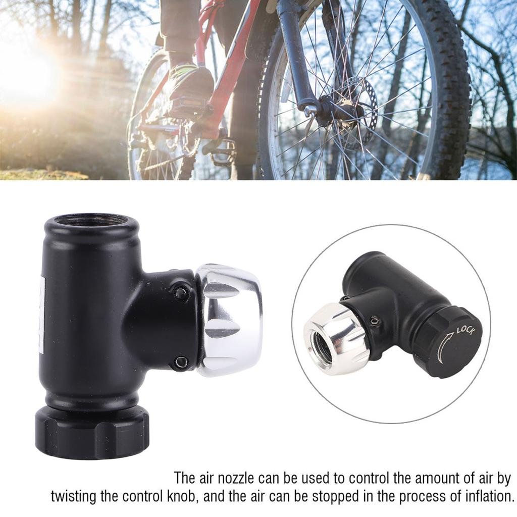GIYO велосипедный велосипедный баллончик CO2 насос мяч мини портативный нагнетатель головка