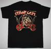 Хлопковая футболка унисекс EXCLUSIVE BLACK COTTON от группы STRAY CATS, все размеры S-5XL