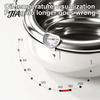 Professional Tempura Frying Tools Stainless Steel Stovetop Deep Fryer Pot with Thermometer, 2.2/3.2L Multifunctional Non Stick Versatile Cooking