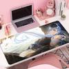 Genshin Impact Ganyu Mouse Pad Gamer Anime Sexy Girl Large Desk Mat Computer Gaming Peripheral Accessories MousePad