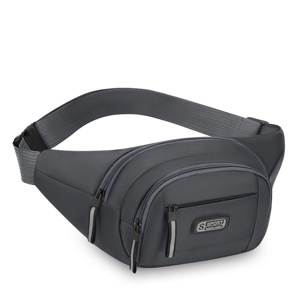 Large Capacity Mobile Waist Bag Wear-resistant Sports Walking Bag Fashion Men Chest Bag Riding