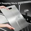 1/3 шт. Профессиональная двусторонняя разделочная доска из нержавеющей стали - Коммерческого класса для использования на кухне и в ресторане
