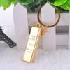 Fashion Metal Faux Gold Bar Ingot Bullion Keychain