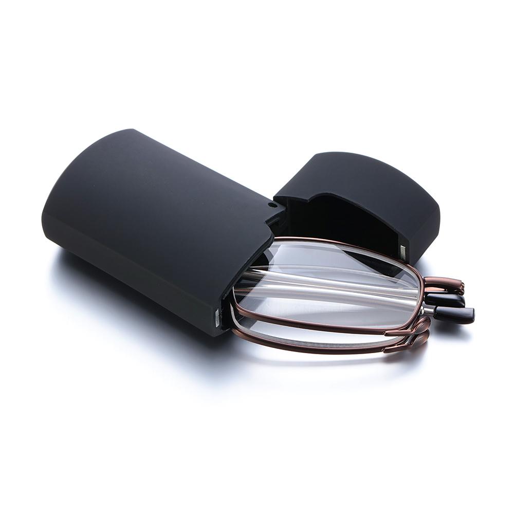 Складные очки для чтения с футляром Женские Мужские Легкие Мини Очки для пресбиопии Портативные Ультралегкие Маленькие Очки для дальнозоркости