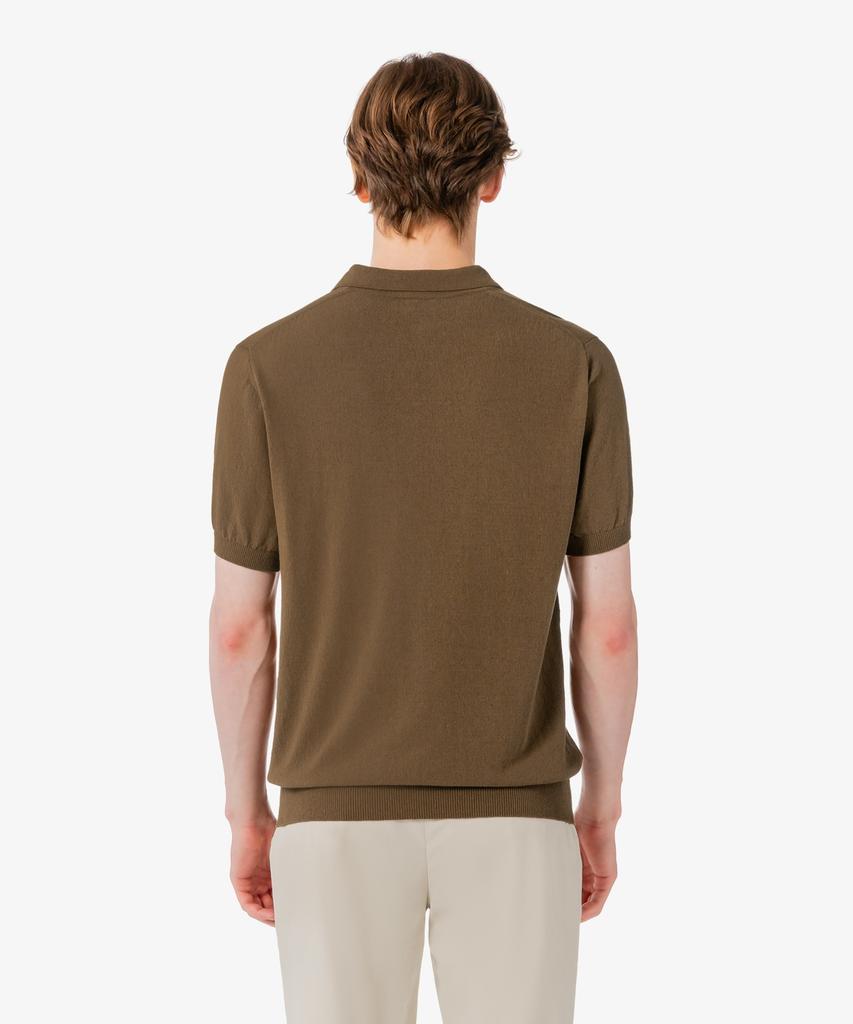 LACOSTE Men'S Open Collar Short Sleeve Boucle Sweater Polo Shirt Ph374E-56G Lfa