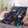 1pc Dreamcatcher Patterns Blanket, Lightweight Flannel Throw Blanket for Sofa, Bed, Travel, Camping, Living Room, Office, Couch024