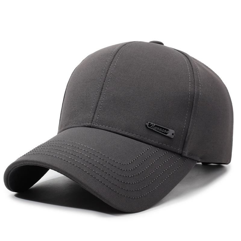 Spring And Autumn Middle-Aged And Elderly Hats Outdoor Travel Versatile Peaked Caps Sunshade Men'S Simple Casual Hard Top Baseball Caps