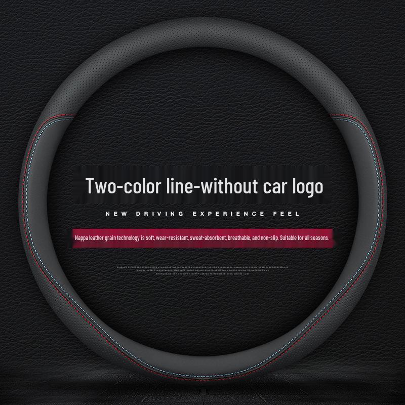 VW Steering Wheel Covers Compatible with Lavida, Sagitar, T-Roc, Polo, Tayron X, Magotan, Tiguan L, Bora, Lamando - Fits New & Old Models.