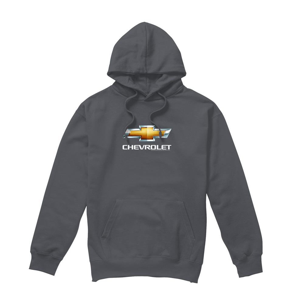 Chevrolet Unisex Adult Bowtie Stacked Hoodie