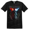 Dying Fetus Death Metal T Shirt w/ Red Blue Skull Graphic Concert Music Fan Tee