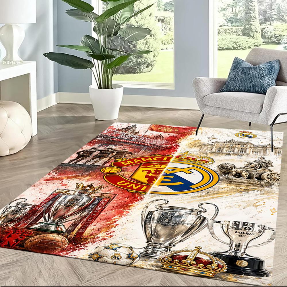 Manchester Floor Mat Perfect For Living Rooms Hallway Dormitory Decorate Room Antislip Rug Anime Office Decor Birthdaychristmas Gift