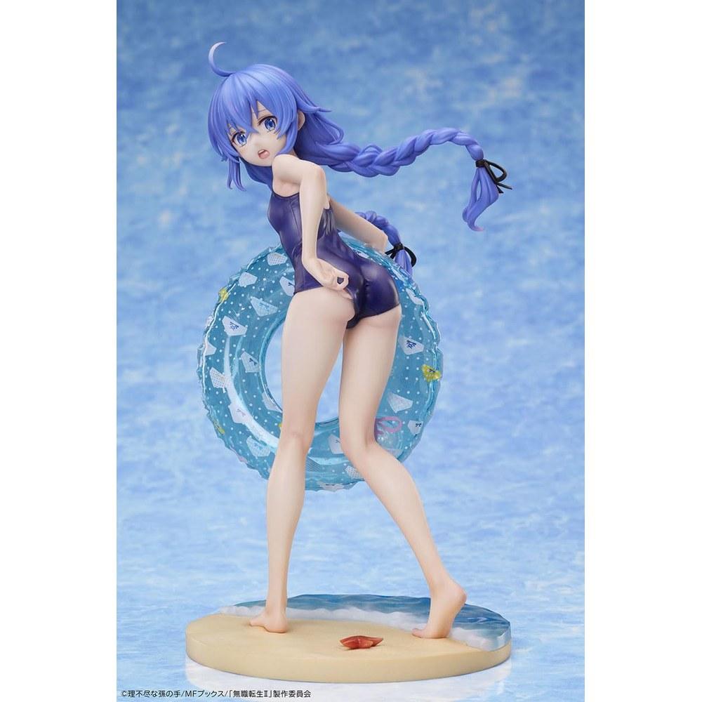 Фигурка DesignCOCO War God Reincarnation Roxy Migurdia в темно-синем купальнике из ПВХ, 1:7 Масштаб