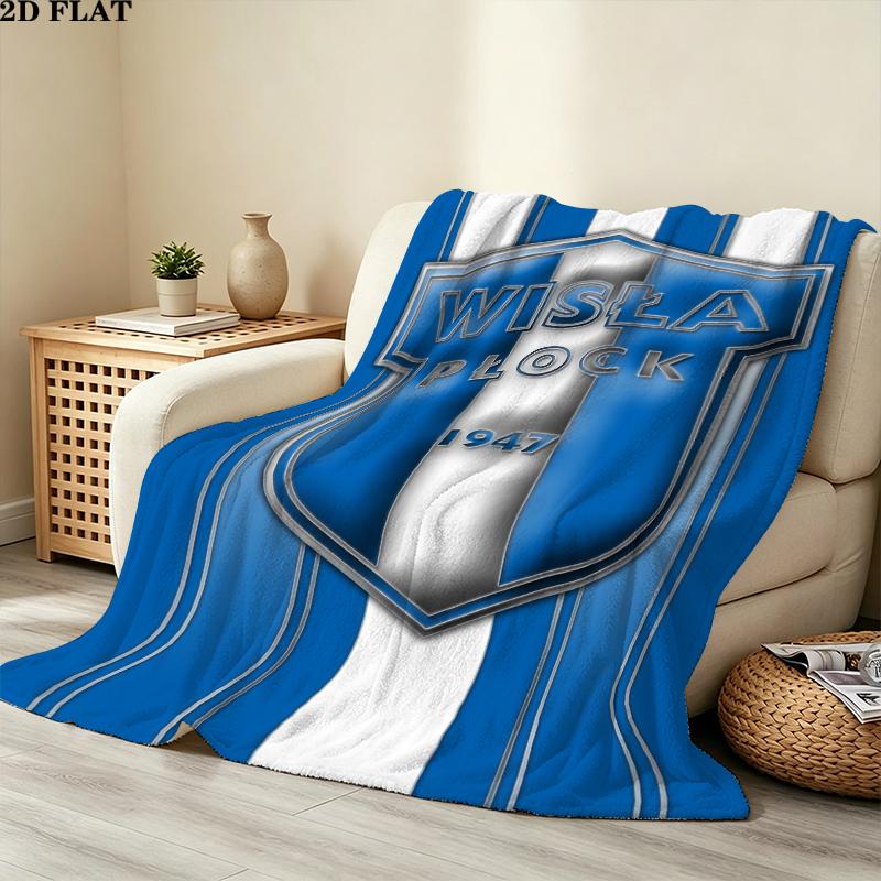 Wisa Pock Print Flannel Blanket, High quality Comfortable for All Seasons, Home Decor, Warmth and Comfort, Perfect for Christmas Gifts
