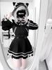 Jundakara Cosplay Costume Set with Lace and Cat and Perfect for and Korean Lolita Includes and Light Size 3-Piece Ears, Ribbons, Ruffles, Subculture,