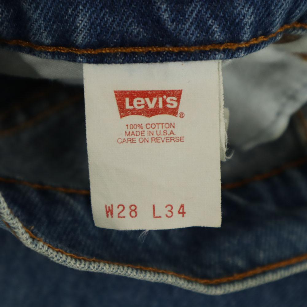 Levi's 90-е 510 Прямые джинсы, сделано в США, W28, синие, женские, б/у