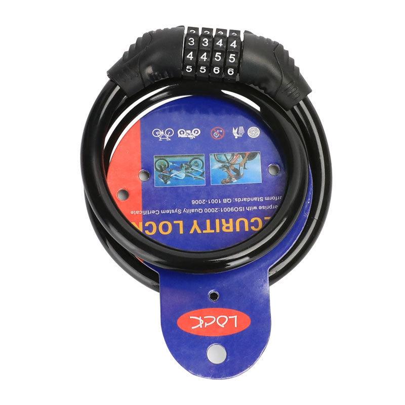Bike Lock 5-Digit Combination Heavy Duty Anti-Theft Portable Cable Lock - Resettable Personal Code Keyless Bicycle Lock for Mountain Bike Electric