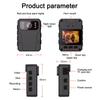 4K HD Mini Camera with HD IPS Screen Back Clip Police Recorder Portable Body Camera Motion Detection IR Night Vision