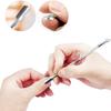 4pcs Cuticle Pusher Double-ended Stainless Steel Dead Skin Remover Manicure Care Tool Set Nails Art