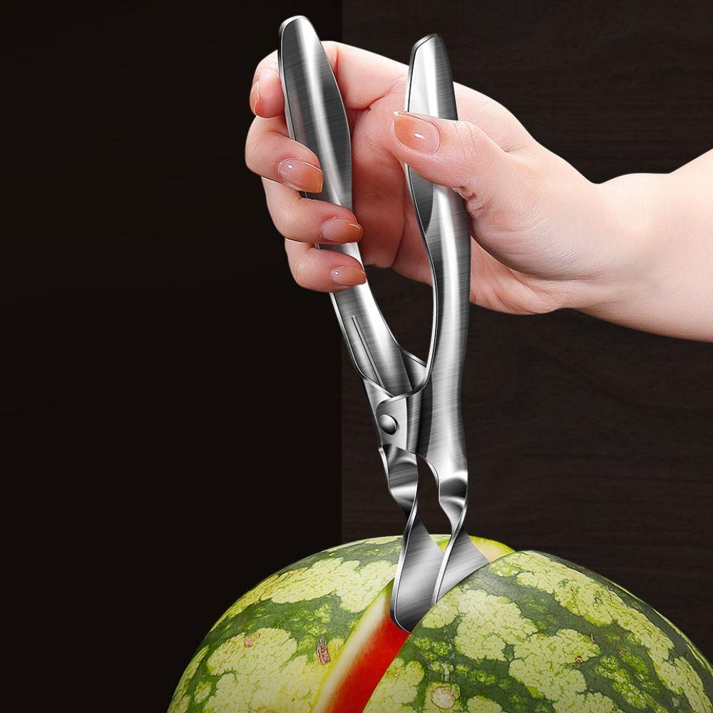 304 Stainless Steel Durian Shell Cracker Effort-saving Watermelon Melon Opening Pliers  Commercial