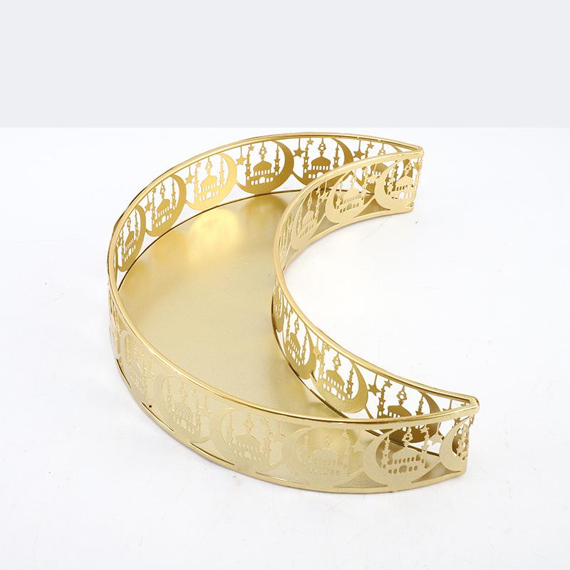 Железные Звезды и Луна Декоративный Поднос Фруктовая Тарелка Ближний Восток Дом Десерт Фрукты Торт Тарелка