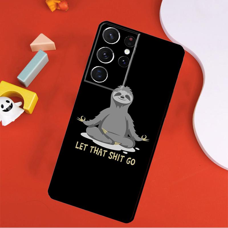 Sloth Animal Cute Phone Case For Samsung Galaxy S25 Ultra S24 Ultra S9 S10 S20 S21 S22 S23 Plus S24 FE Cover