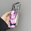 Чехол для телефона с изображением Наны Осаки из аниме Для iPhone17 16 16e 15 14 13 12Plus Mini Pro Max Гальванизированный стеклянный чехол для телефона