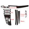 For 2011-2017 BMW 5 Series F10 F18 Interior DIY Trim Stickers Carbon Fiber Style