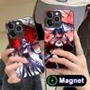 HSR Acheron Стеклянный чехол для мобильного телефона MagSafe для iPhone 17 16 15 14 13 12 11 Air Pro Max Plus Mini Цветной чехол