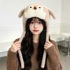 Ear Protection Plush Trapper Hat 55cm To 60cm Head Circumference Winter Ear Flap Hat  Girls