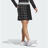 Adidas Golf 24fw Women S SeaSonal Skirt Fulley faShion 3S Checked Skirt iS4757 Black