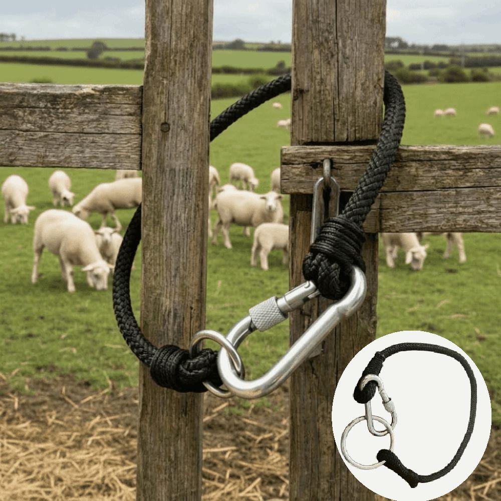 Weaving Rope Buckle Farm Anti-collision Door Lock Wear Resistant Stable Door Holder Paddock