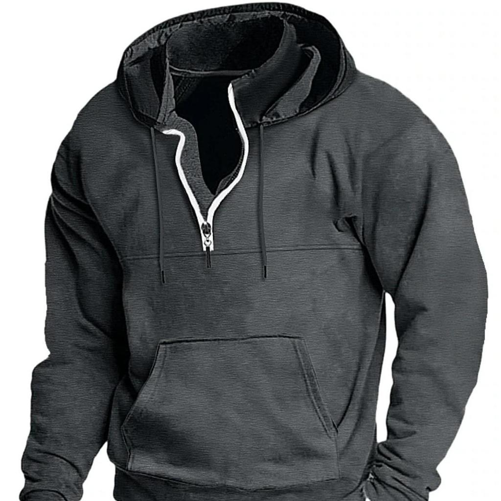 Новая толстовка с капюшоном, толстое повседневное пальто, мужская свободная толстовка с принтом