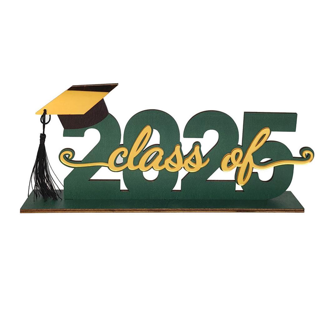 Трехмерные деревянные праздничные украшения для выпускного сезона 2025 года Подарки на выпускной сезон