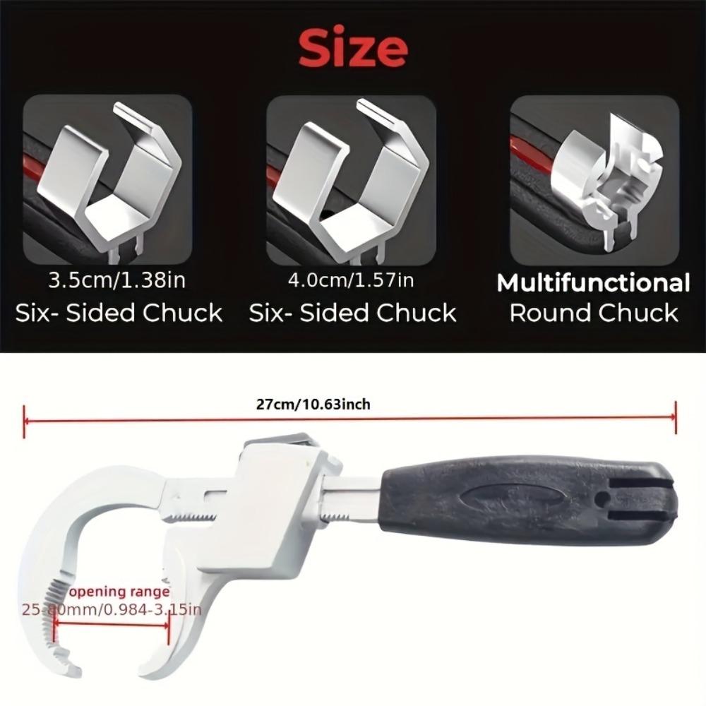 Многофункциональные разводные ключи для ванных комнат (для разборки и сборки), Инструменты для технического обслуживания и наборы гаечных ключей (для обслуживания труб)