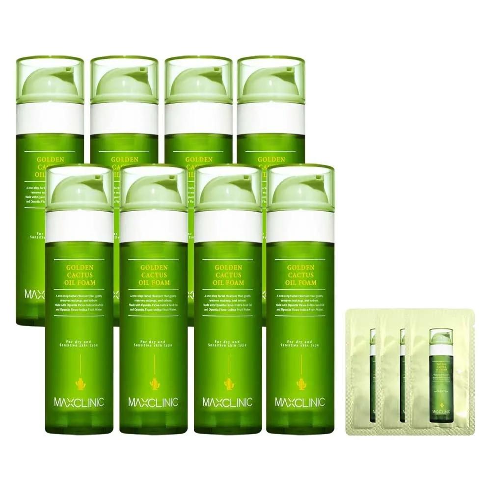 MAXCLINIC Oil Foam Cleansing Golden Cactus Large Size 110g 8 Pieces