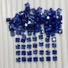 12.00 Ct Square Cut Natural Blue Sapphire   Loose Gemstone 5x5 mm Lot