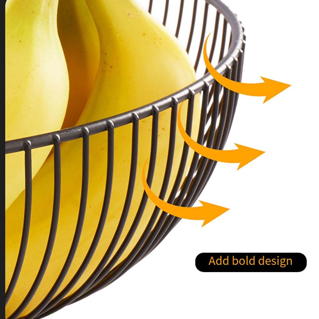 Универсальная корзина для фруктов Для удобного хранения фруктов Элегантный внешний вид Металлическая корзина для фруктов золото