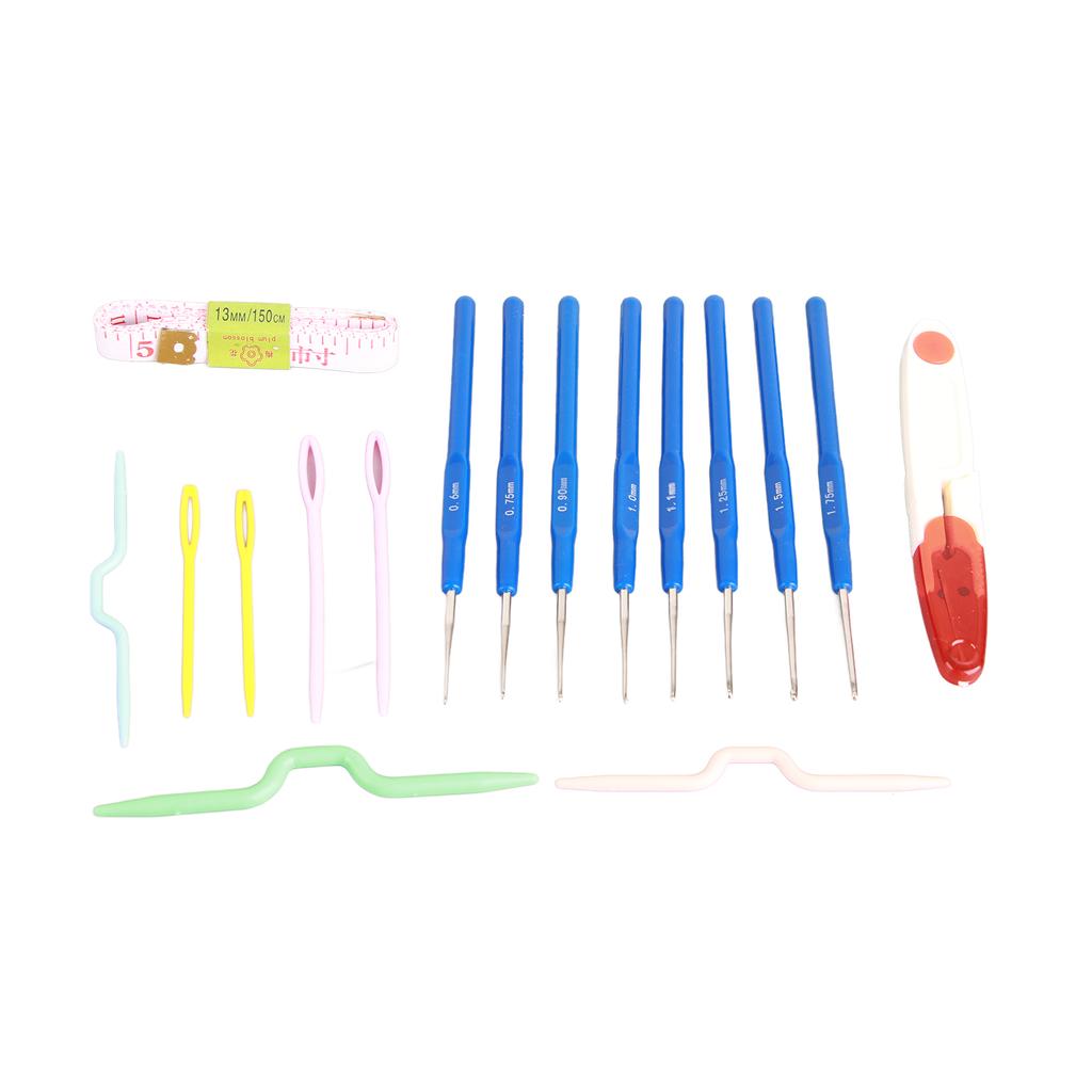 Crochet Hook Set Scissors Thimble Tape Measure Sewing Needles Crochet Hooks Knitting Tools