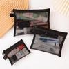 Portable Large Capacity Transparent Mesh Makeup and Toiletry Organizer