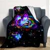 Butterfly Flowers Flannel Blanket Throw Blanket Soft Warm Sofa Bed Camping Car Home Decor Unique Christmas Gift C9302271