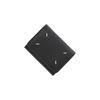 Maison Margiela Signature Four Stitch Button Closure Grain Leather Wallet Women wallet Black SA3UI0017P4745T8013