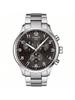 Мужские кварцевые часы Chrono XL - Черный циферблат, Стальной корпус, Деловые повседневные наручные часы, Подарок (модель: ) T116.617.11.057.01