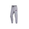 Logo Print Fleece-Lined Warm Drawstring Knit Sweatpants Men Bottoms Grey DH9503-091