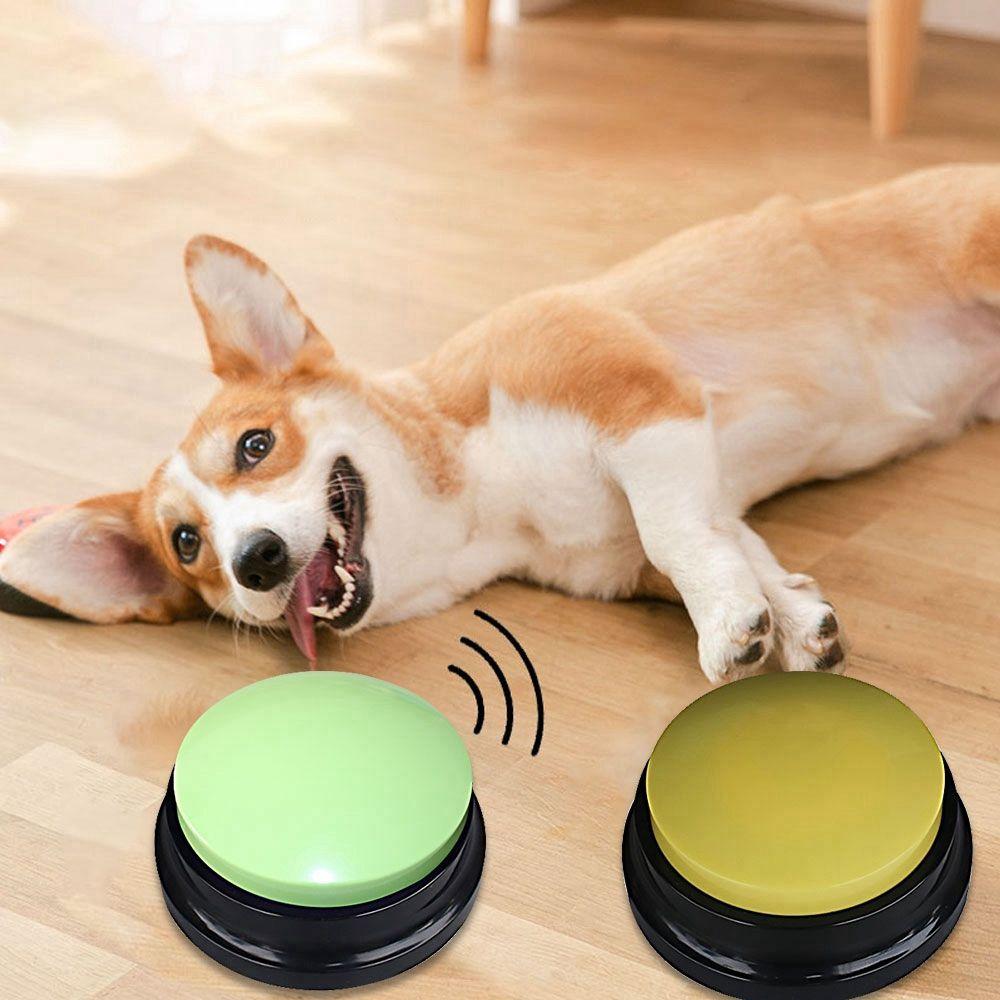 Noise Makers Voice Recording Sound Button Answering Buttons Dog Toys Talking Button Recording Toy