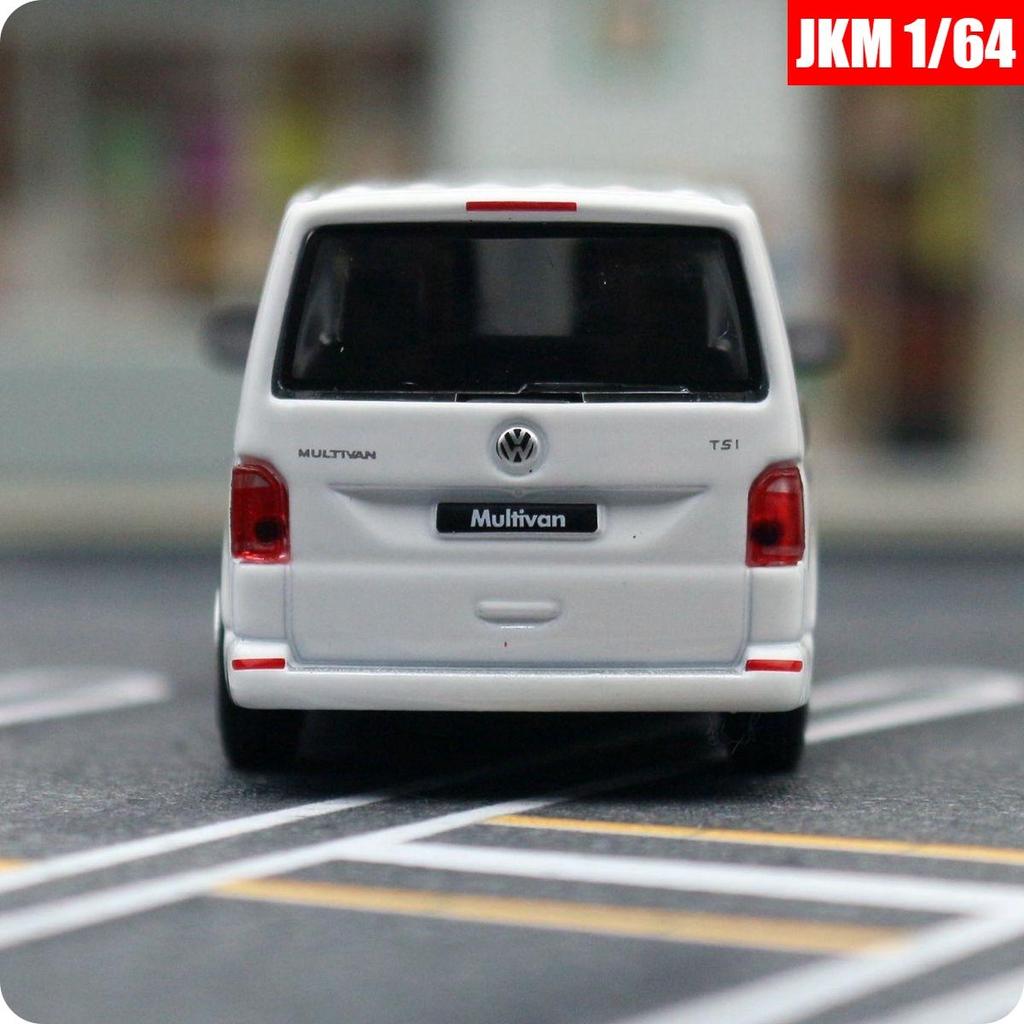 Масштаб 1/64 T6 Multivan MPV Van Миниатюрная модель 1:64 бесплатных колеса игрушечная машинка литая литая коллекция сплава подарок для мальчиков ребенок